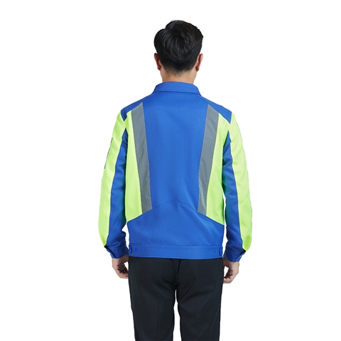 高亮反光秋季長(cháng)袖工作服