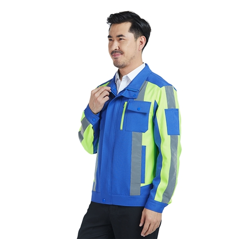 高亮反光秋季長(cháng)袖工作服
