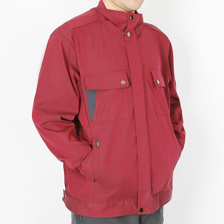 四面穿工作服側面圖