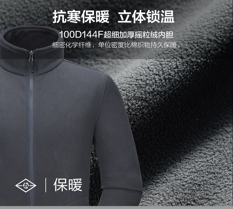 搖粒絨可拆卸內膽，冬季更保暖_冬季工作服定制廠(chǎng)家-工服美